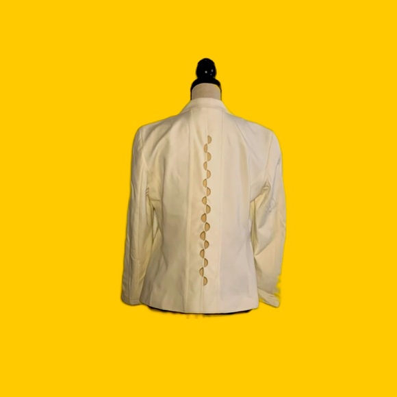 🟠 Akris punto 🟠 scalloped sleeves+back notched lapel blazer - Picture 3 of 8